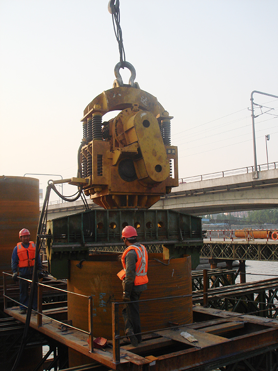 錢(qián)江二橋鋼管樁施工